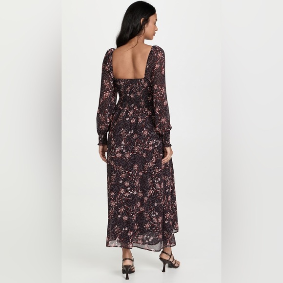 o.p.t Classic Smocked Maxi in Purple Floral - Picture 2 of 11